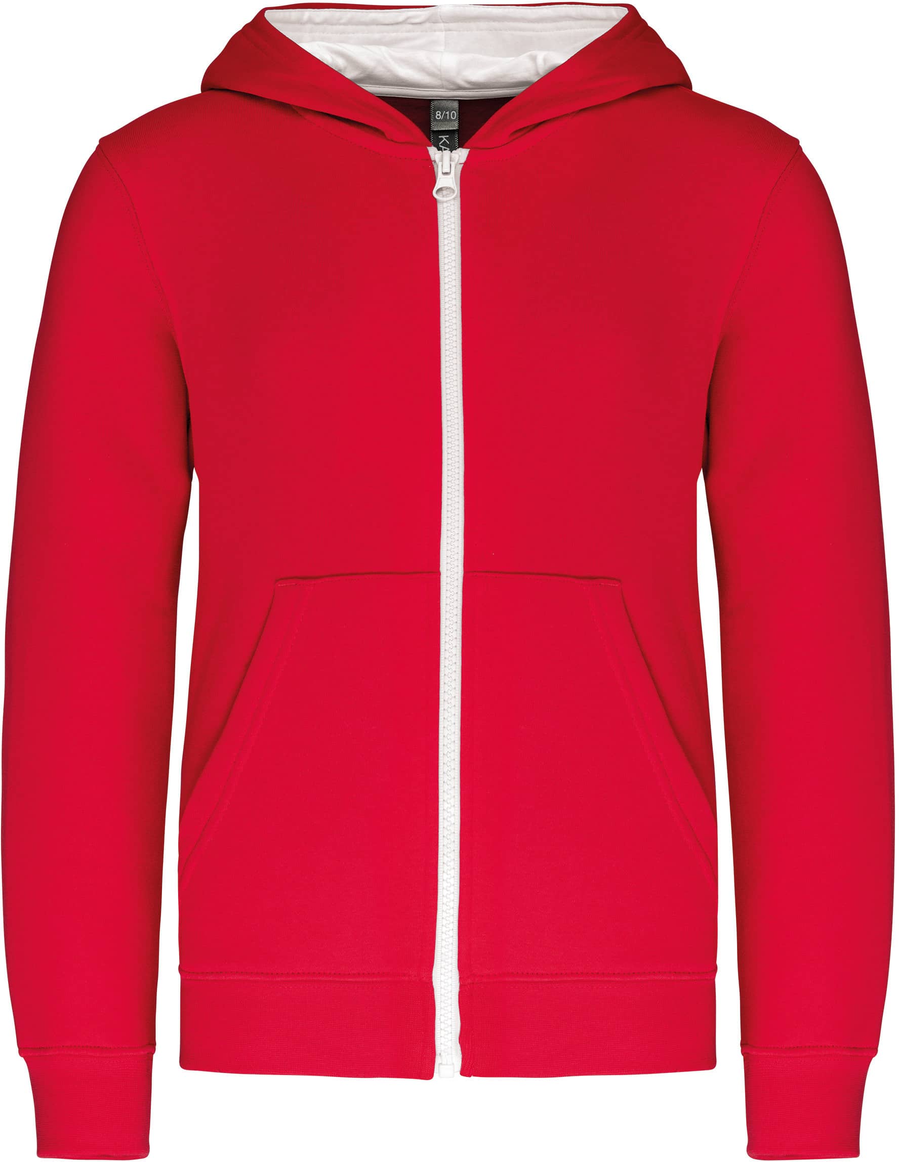 Kinder Kapuzensweatshirt mit Reißverschluss