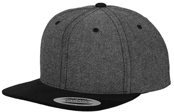 Chambray-Suede Snapback