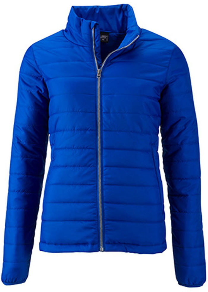 Leichte Damen-Steppacke mit Kinnschutz