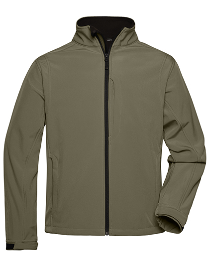 3-lagige atmungsaktive Herren-Softshelljacke mit Brusttasche