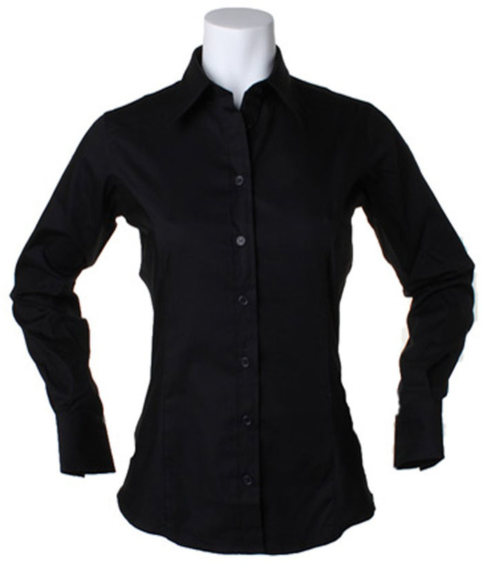 Schmal geschnittene pflegeleichte Oxfordbluse