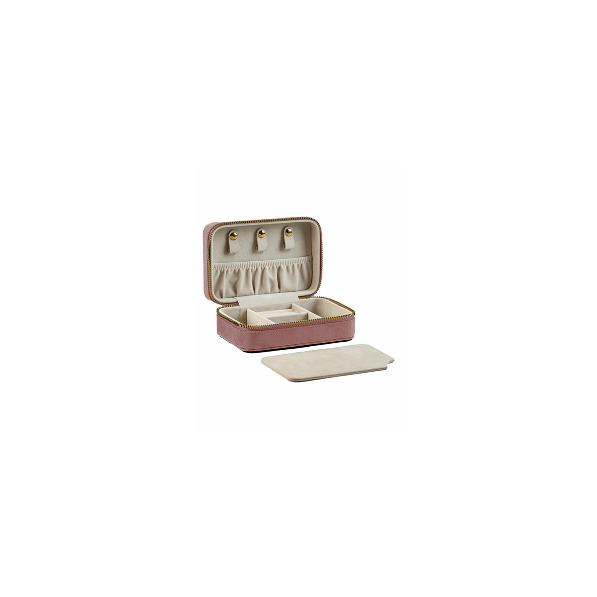 Velvet Travel Jewellery Box