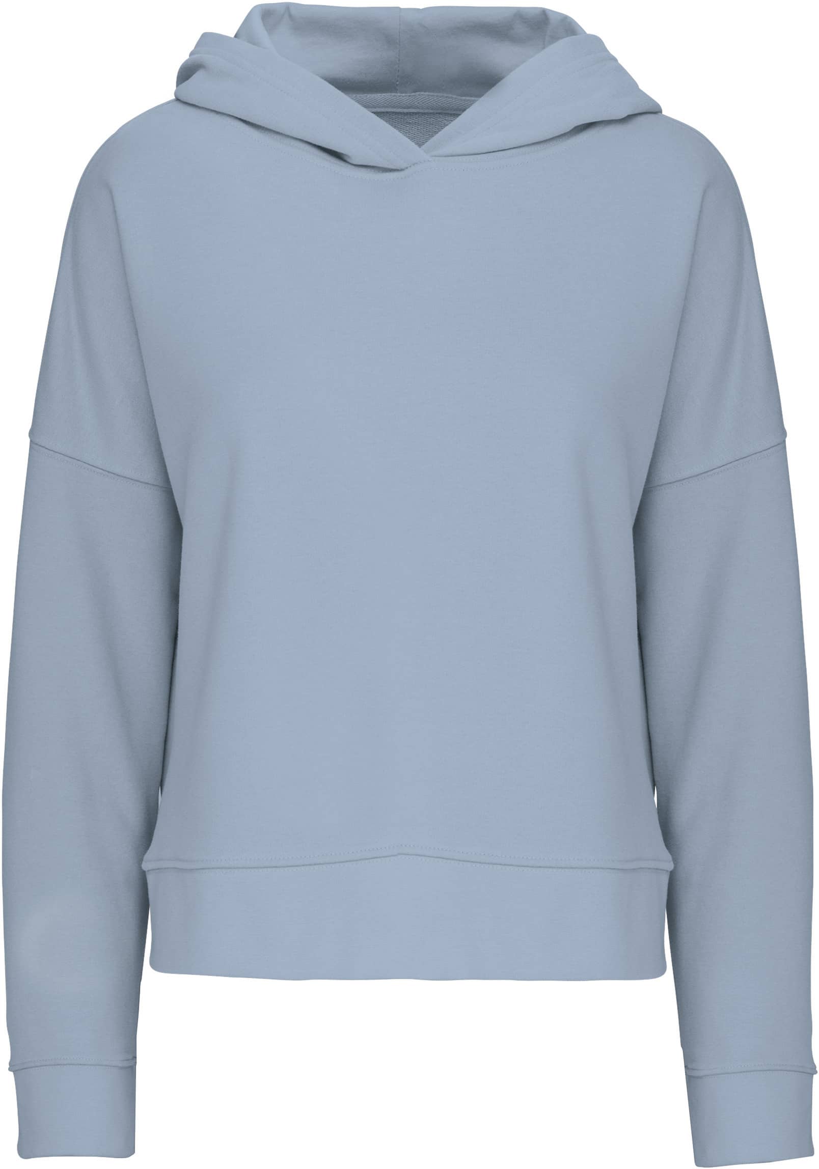 Bio-Damen-Sweatshirt Lounge mit Kapuze