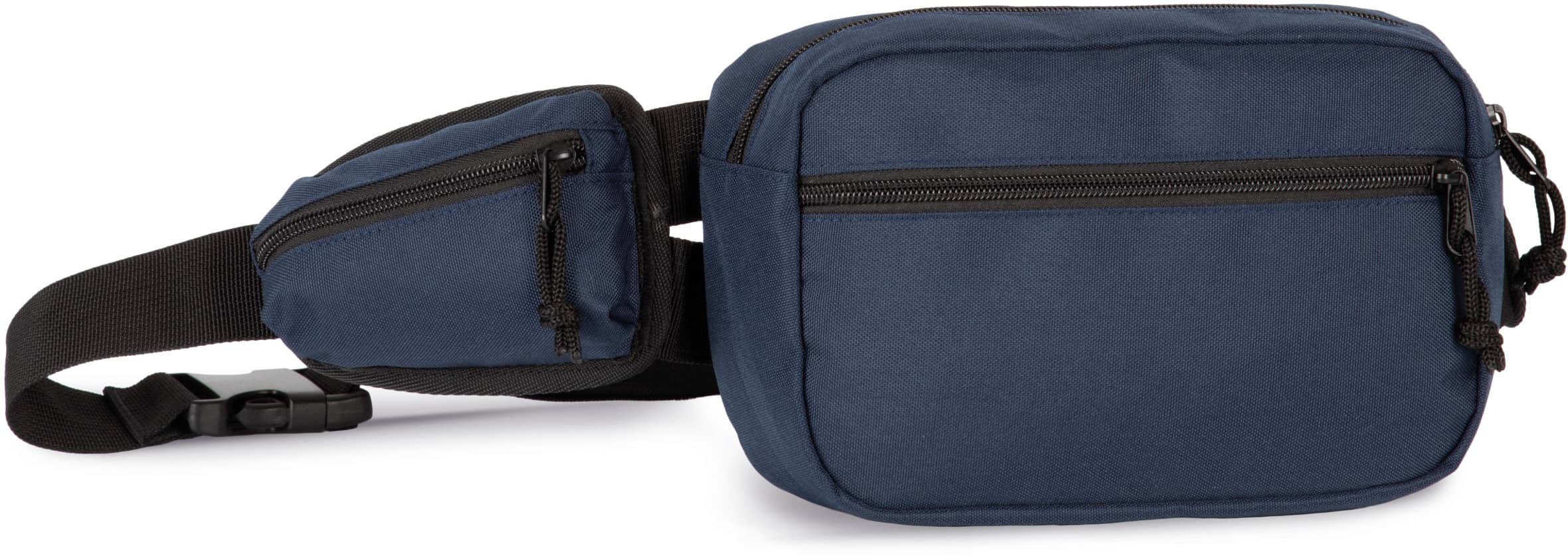 Recycelte große Gürteltasche mit Seitenfach
