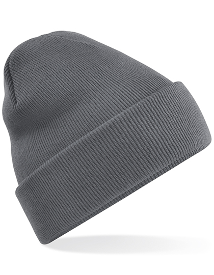 Klassischer recycelter Beanie mit Umschlag