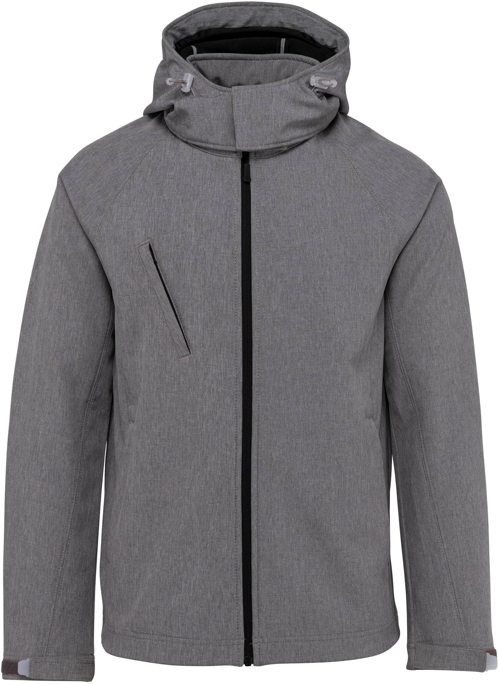 Herren Softshell-Jacke mit Abnehmbare Kapuze
