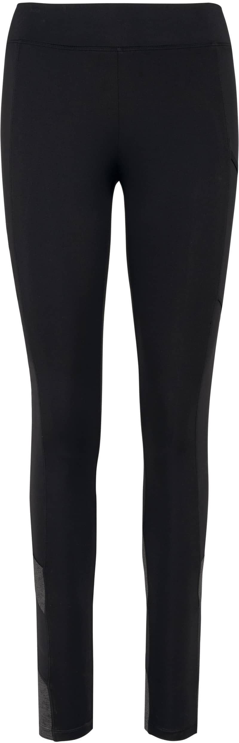 Zweifarbige Damen-Leggings - Black / Dark Grey Heather