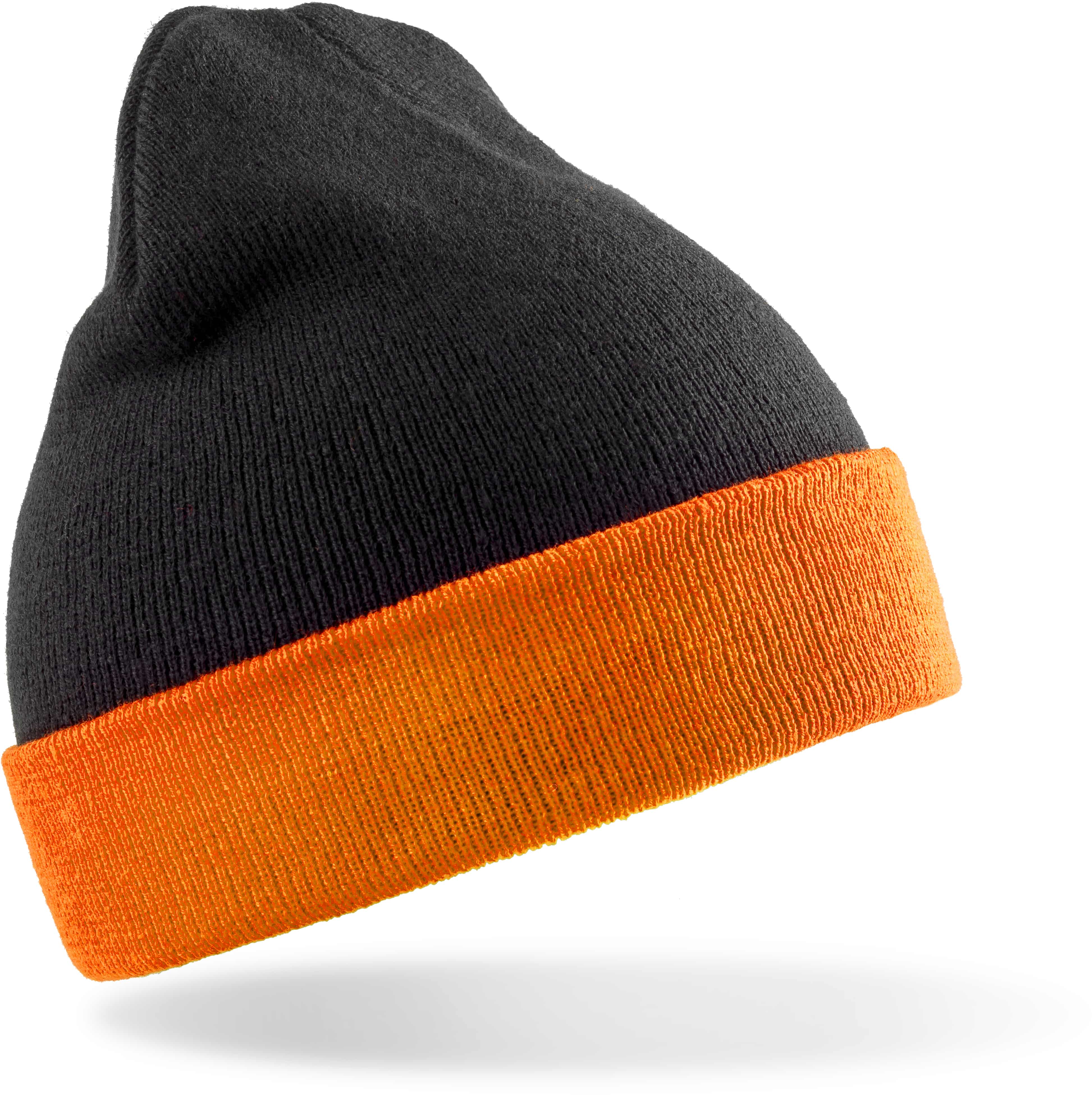 Recycled Black Compass Beanie