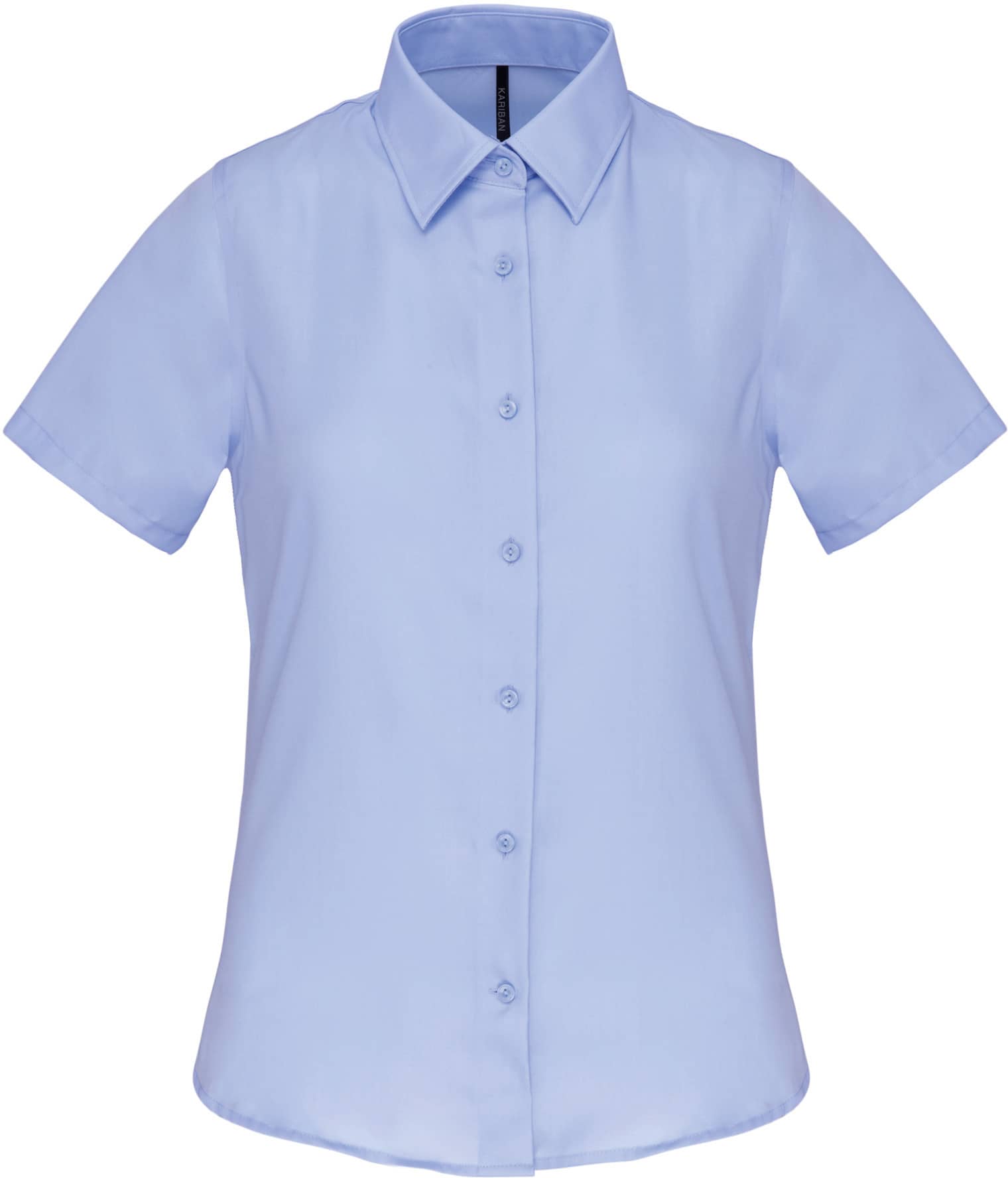 Damen Popelinebluse Kurzarm