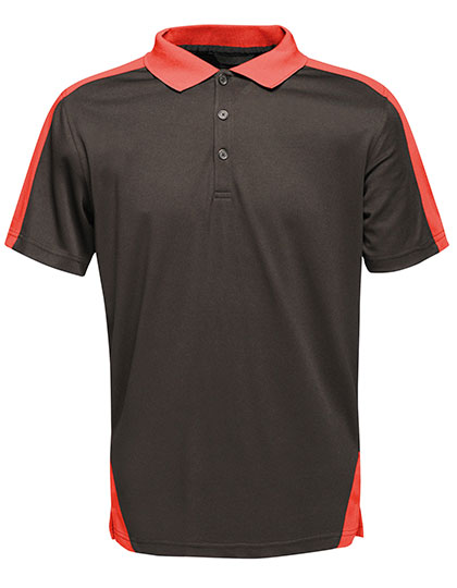 Schnell trocknendes Unisex Kontrast-Polo