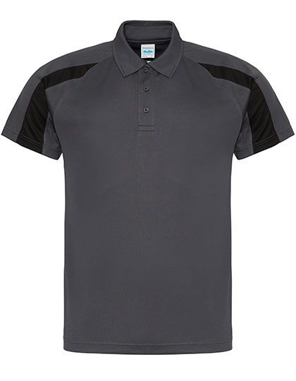 Schnell trocknendes Unisex Kontrast-Poloshirt