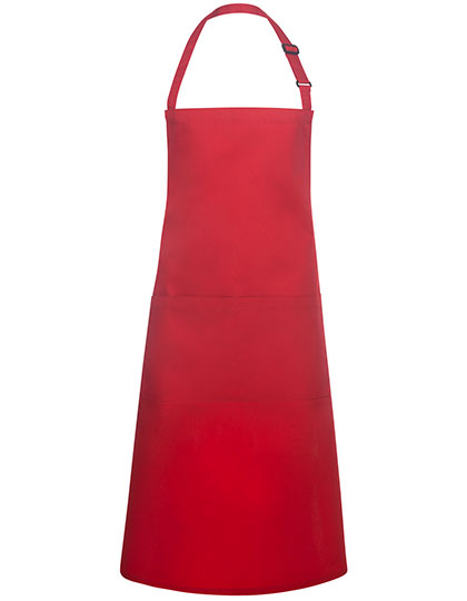 Basic-Latzschürze mit Tasche und Schnalle