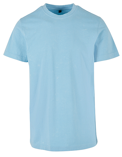 Acid Washed Rundhals-Unisex-T-Shirt