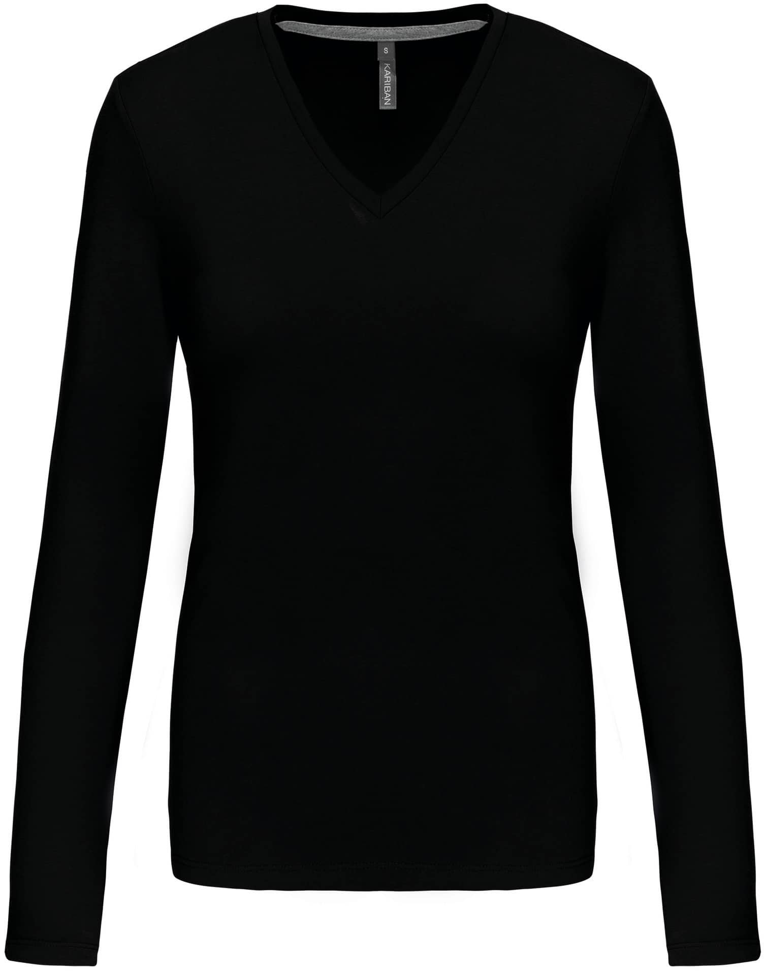 Ladies` Longsleeve V-Neck T-Shirt