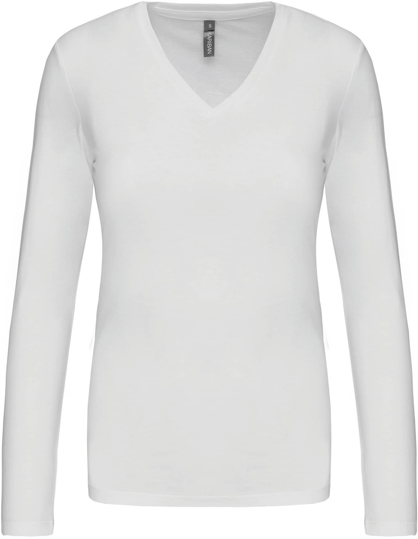 Ladies` Longsleeve V-Neck T-Shirt