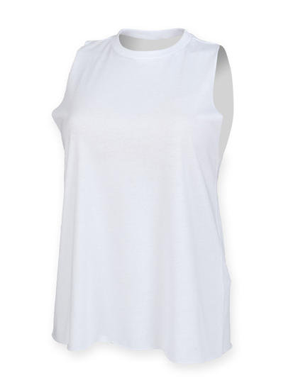 Modisches Damen-Tanktop mit ungesäumte Kanten