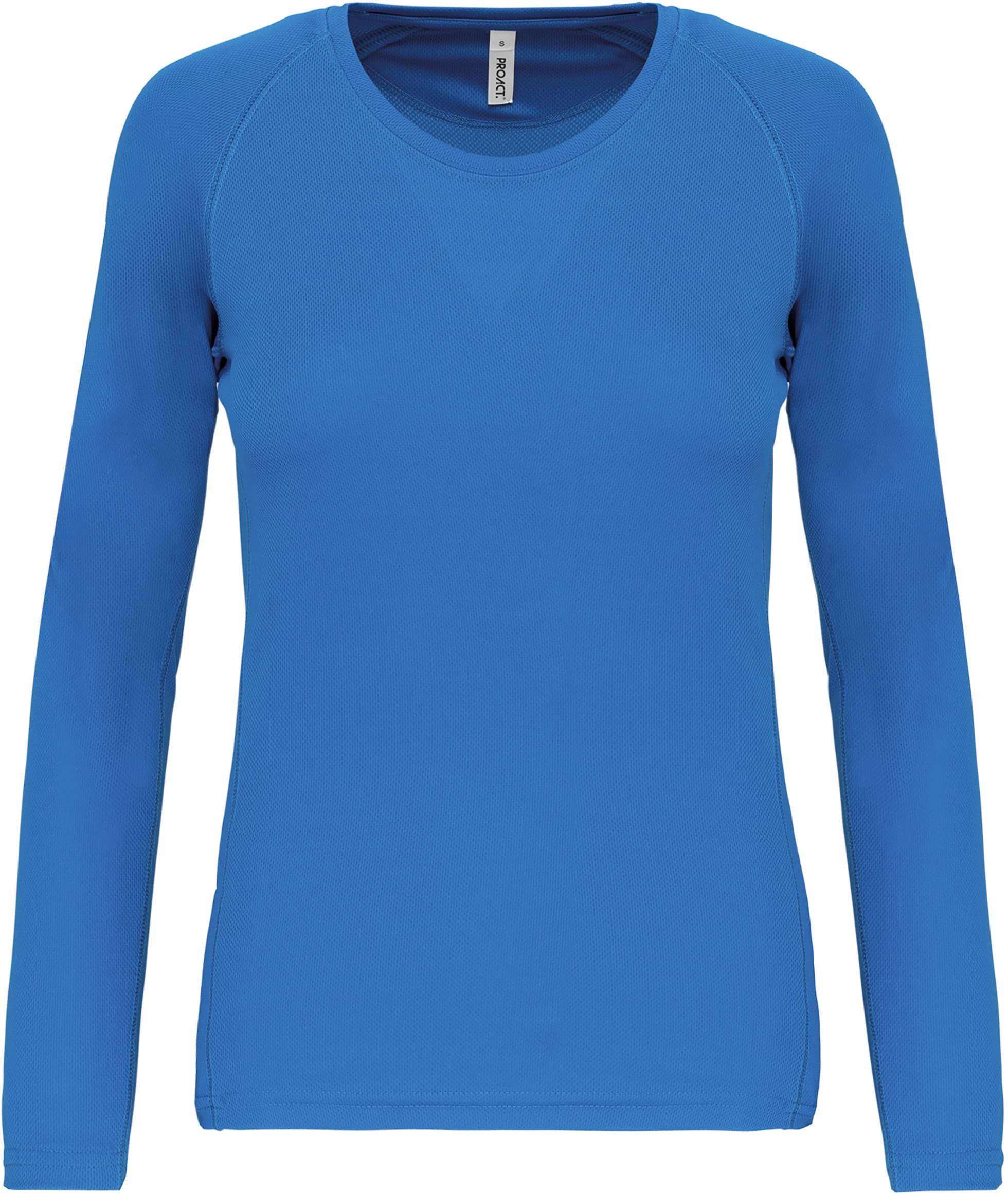 Damen Basic Sport Funktionsshirt Langarm - Standardfarben und Weiß