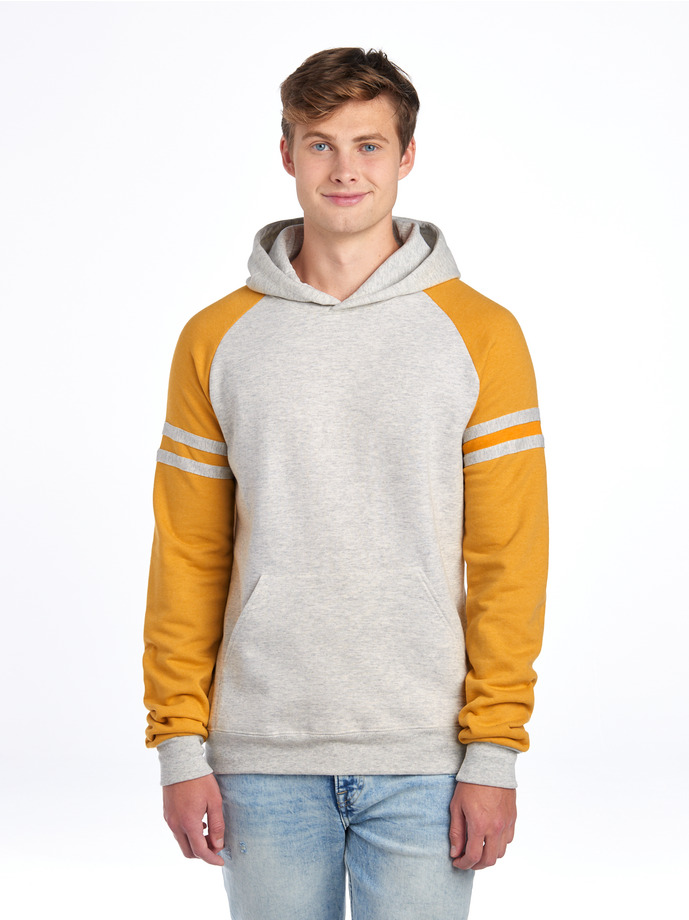 Nublend® Varsity Colour-Block Hooded Sweatshirt