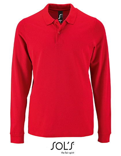 Men´s Long-Sleeve Piqué Polo Shirt Perfect