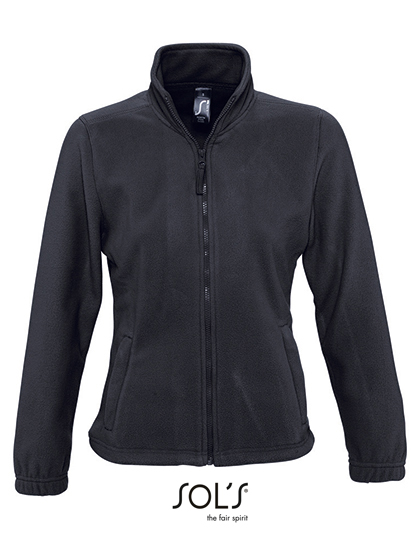 Klassische Damen-Fleecejacke "North" mit Stehkragen