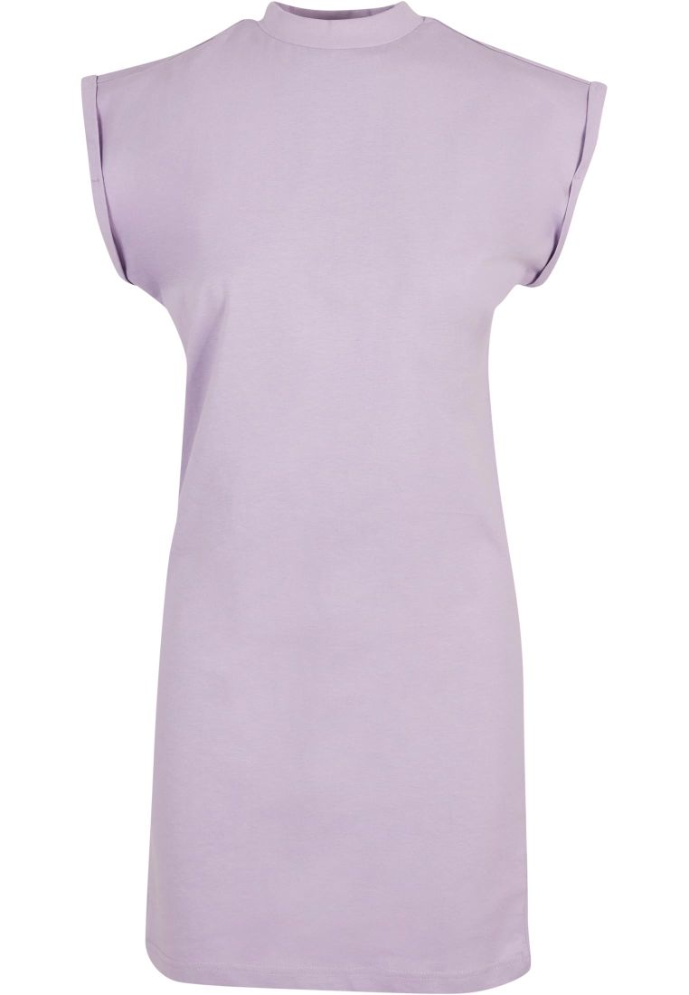 Modisches Kleid mit überschnittenen Schultern