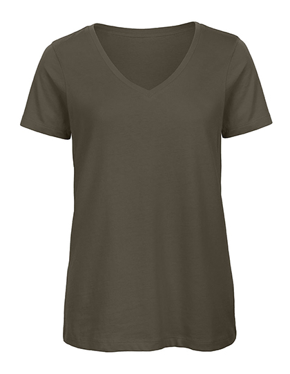Basic V-Neck Damen Bio T-Shirt "Inspire"
