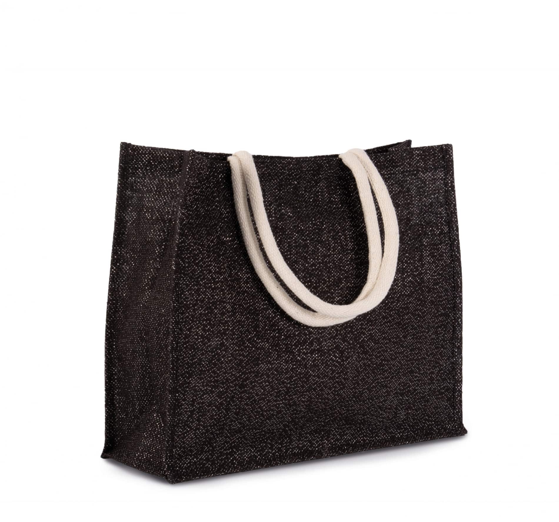Jute-Strandtasche - zweifarbig
