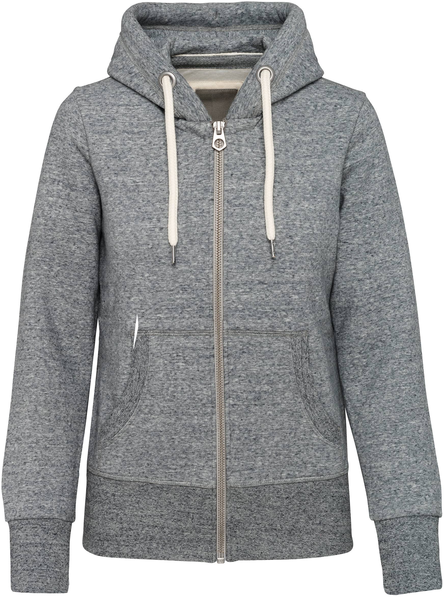 Damen Kapuzensweatshirt mit Reißverschluss
