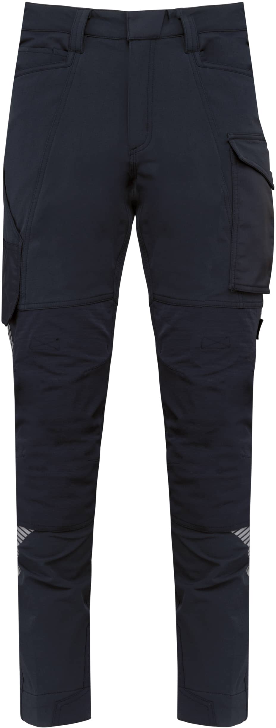 Leichte Stretchhose mit mehreren Taschen aus recyceltem Material