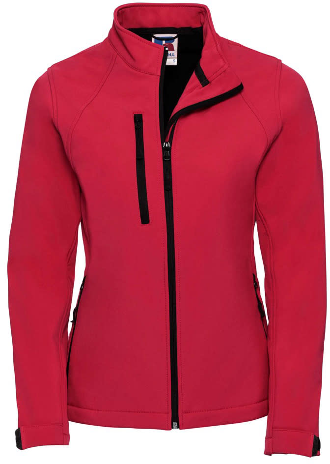 3-lagige Damen-Softshelljacke mit Brusttasche