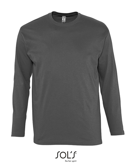 Klassisches Basic Herren-Longsleeve "Monarch"