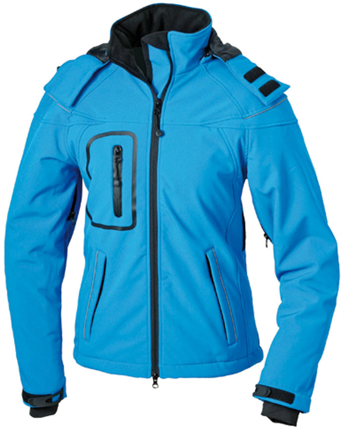 3-lagige Damen Winter-Softshelljacke mit Brusttasche