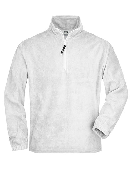 Schwerer Herren-Fleecepullover mit 1/4-Reißverschluss