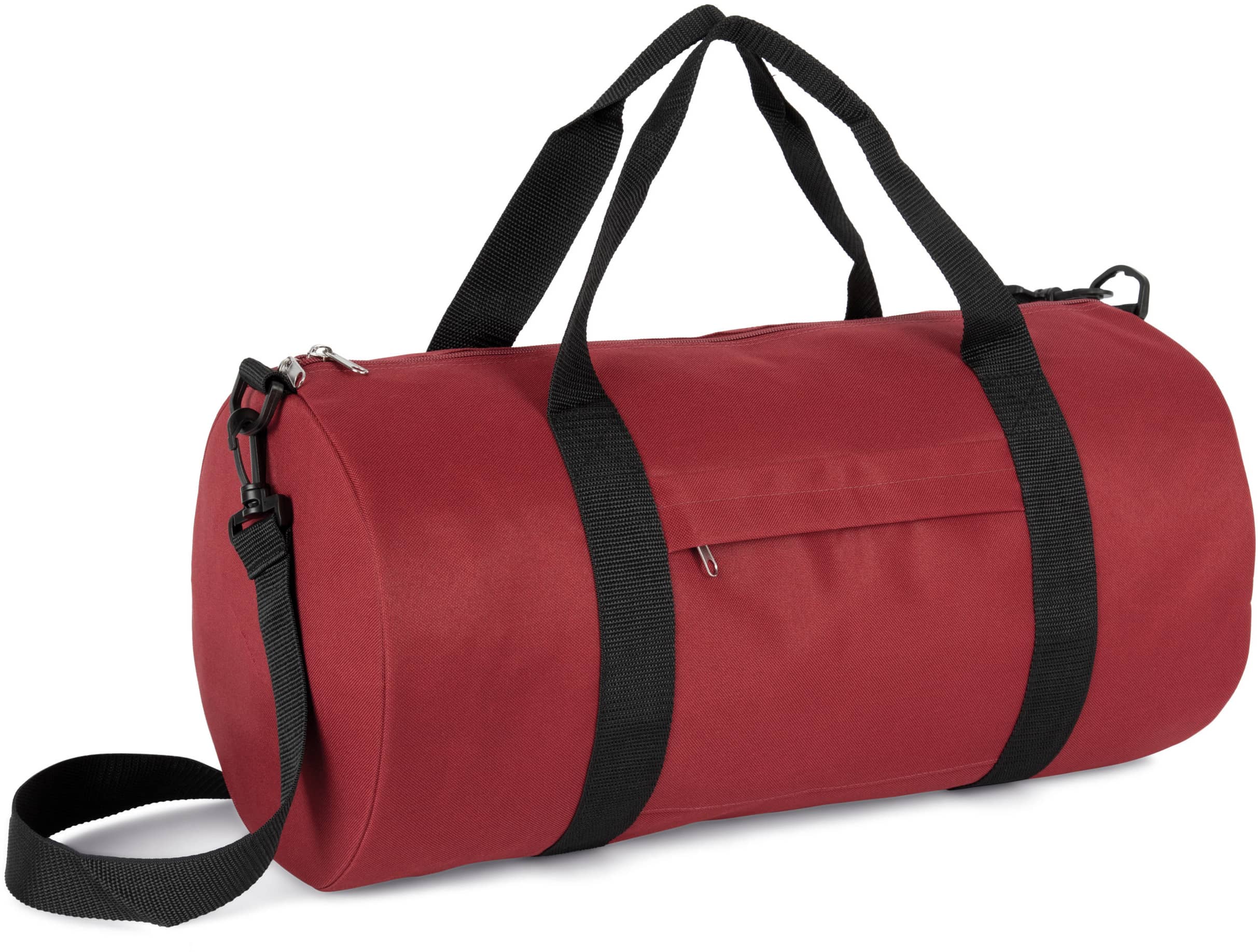 Recycelte Schlauchtasche mit Frontfach