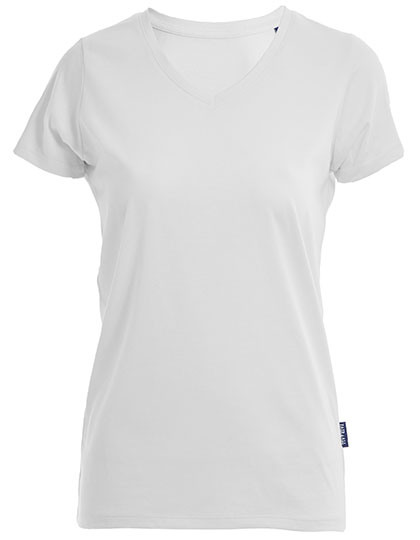 Premium Damen-T-Shirt aus Bio-Baumwolle mit V-Neck