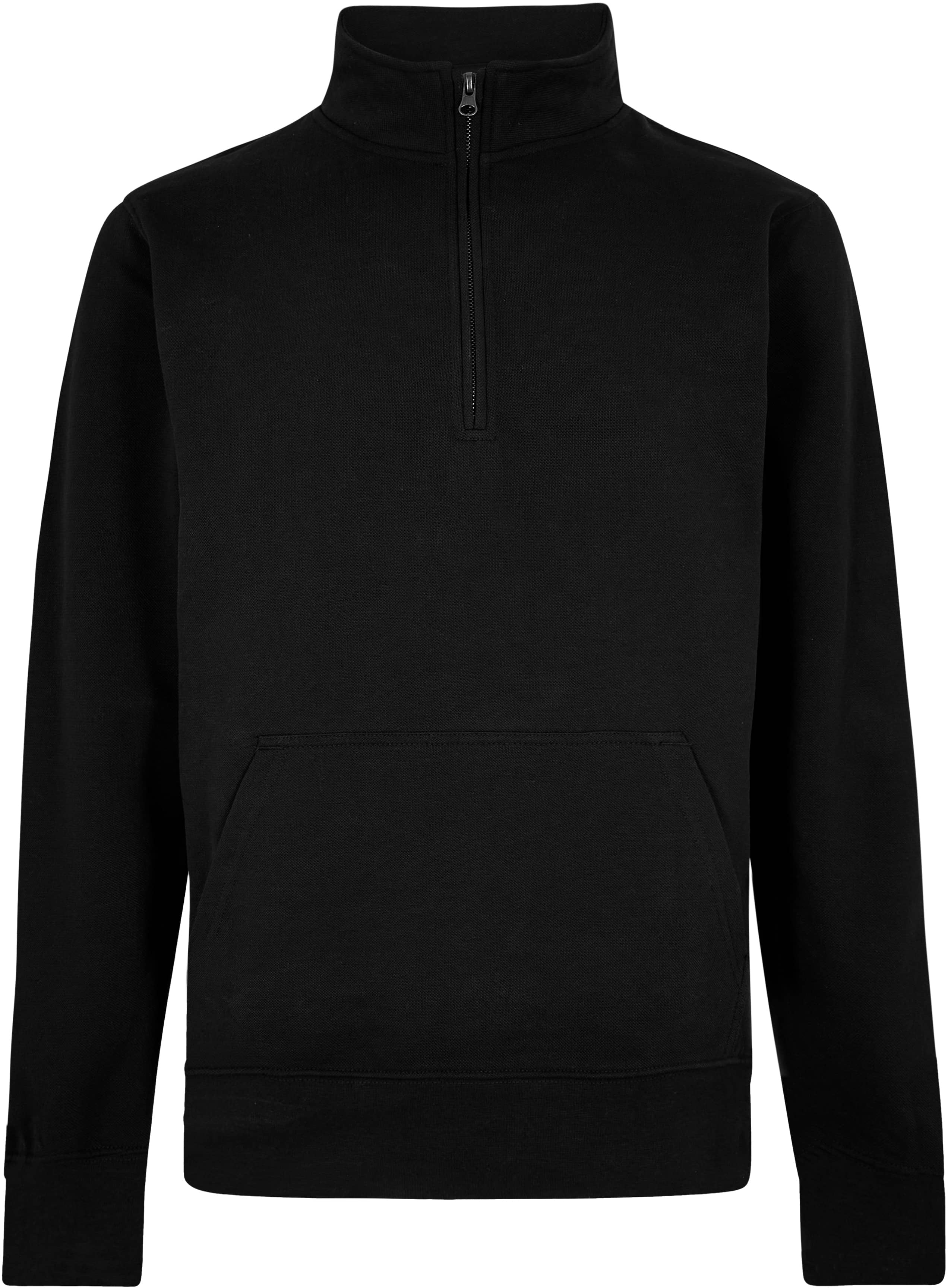 Regular Fit 1/4 Zip Pique Sweatshirt