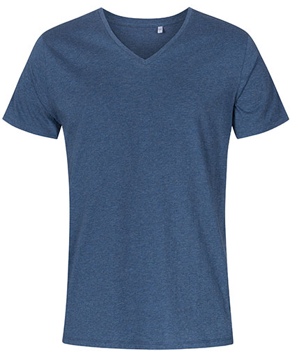 Schmal geschnittenes Herren-T-Shirt mit V-Ausschnitt