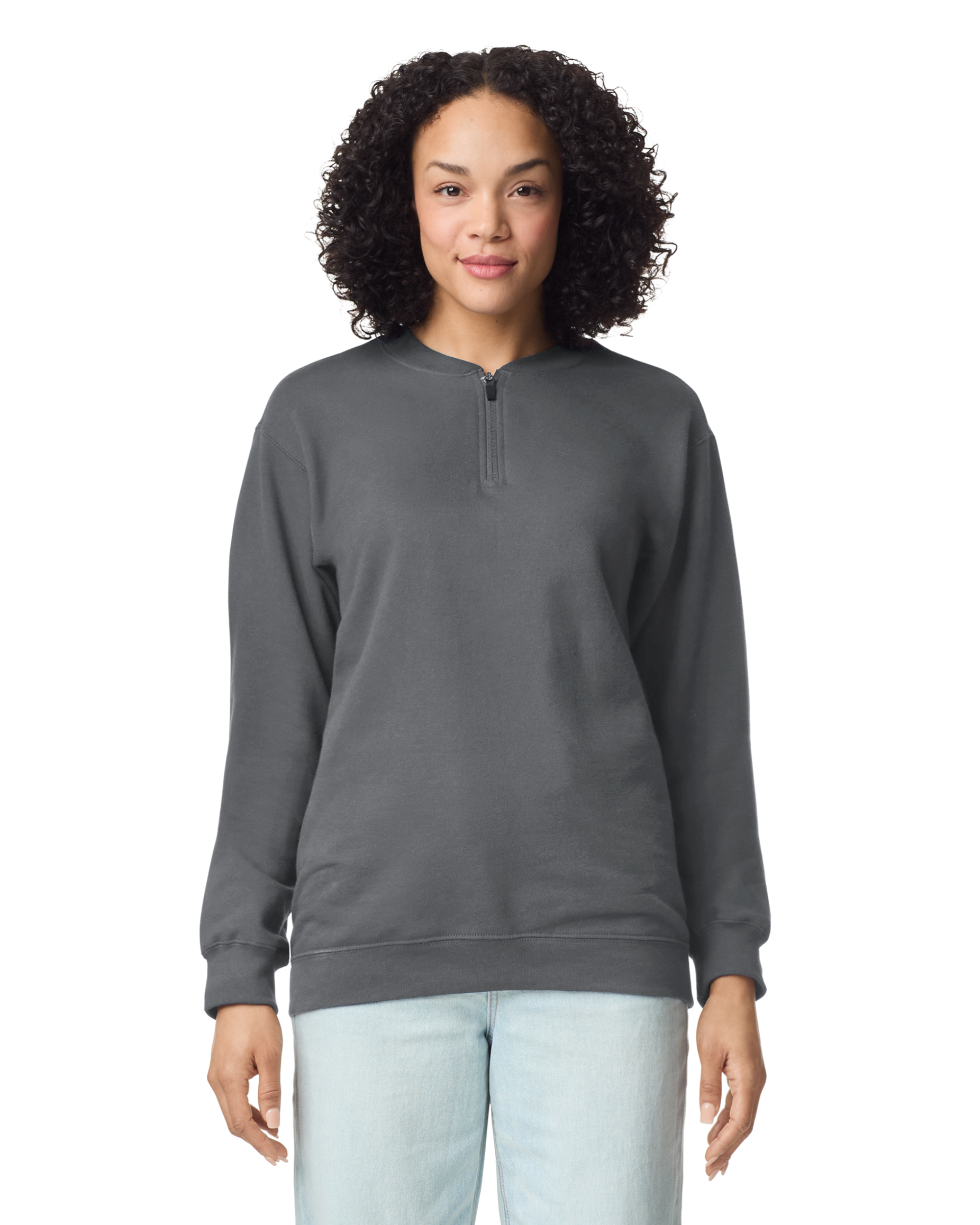 Softstyle® Midweight Adult Fleece 1/4 Zip Sweatshirt