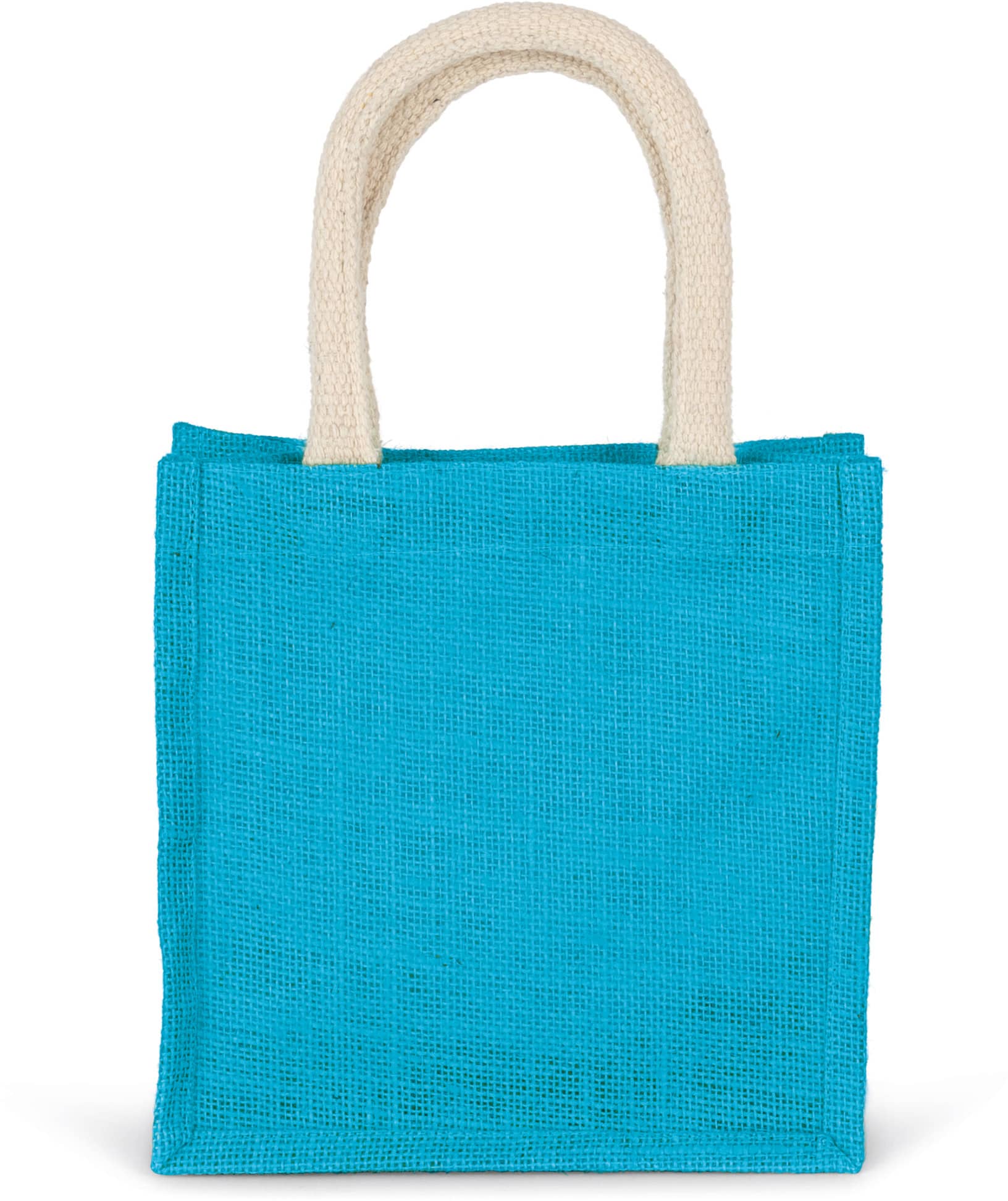 Jutetasche im Cabas-Stil Klein - Bunt