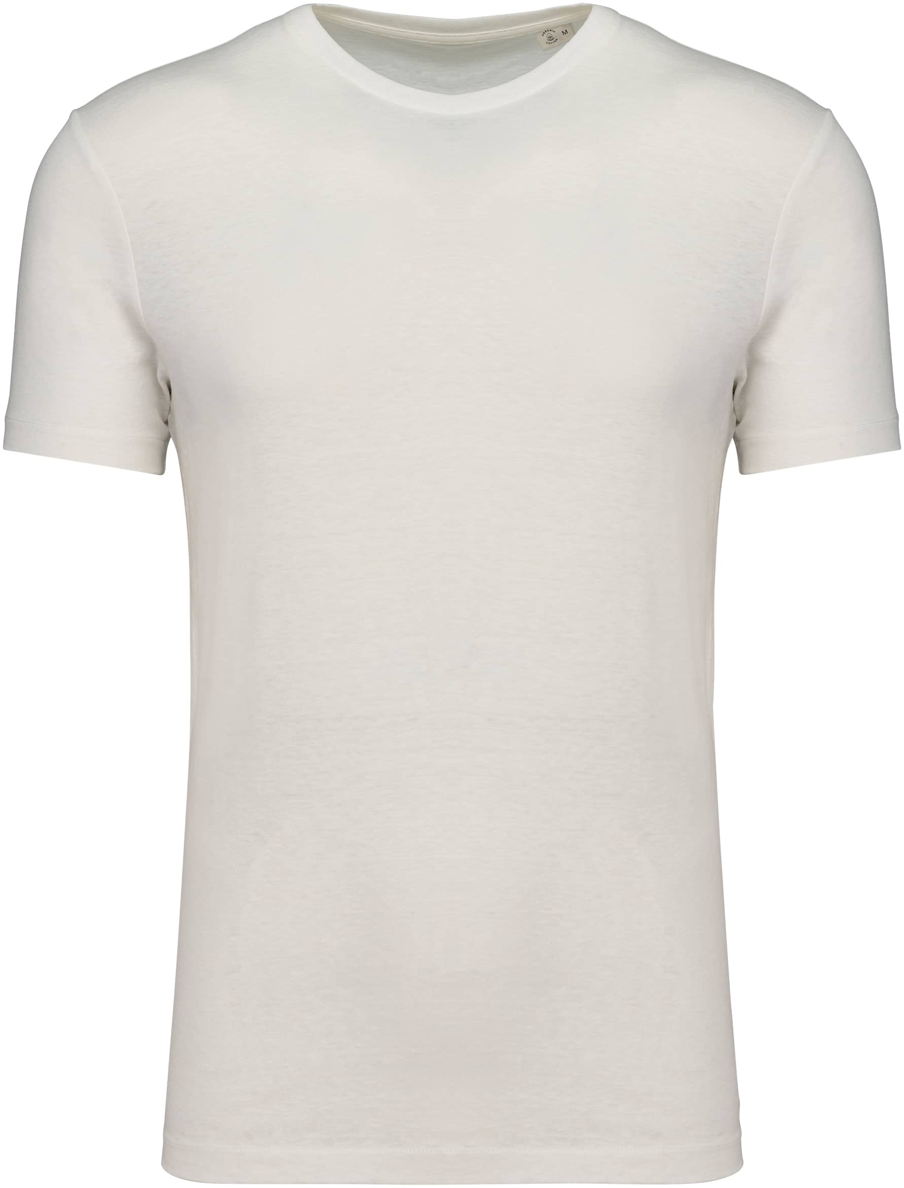 Umweltfreundliches Unisex-T-Shirt aus Biobaumwolle und Leinen