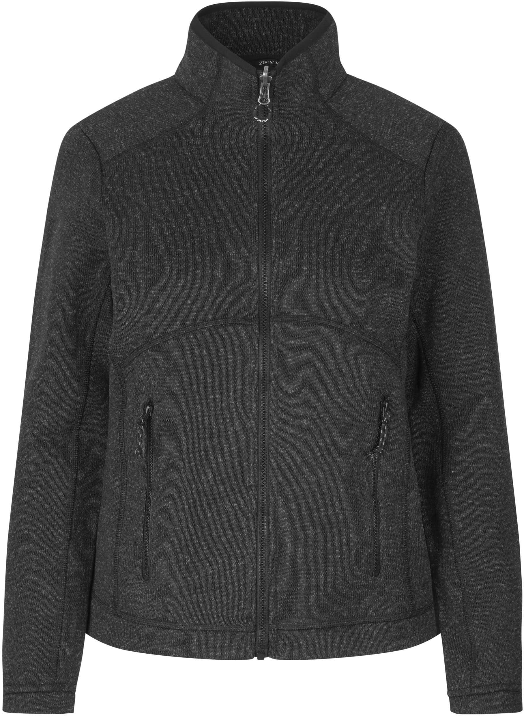 Melange Zip-n-Mix Fleecejacke für Damen