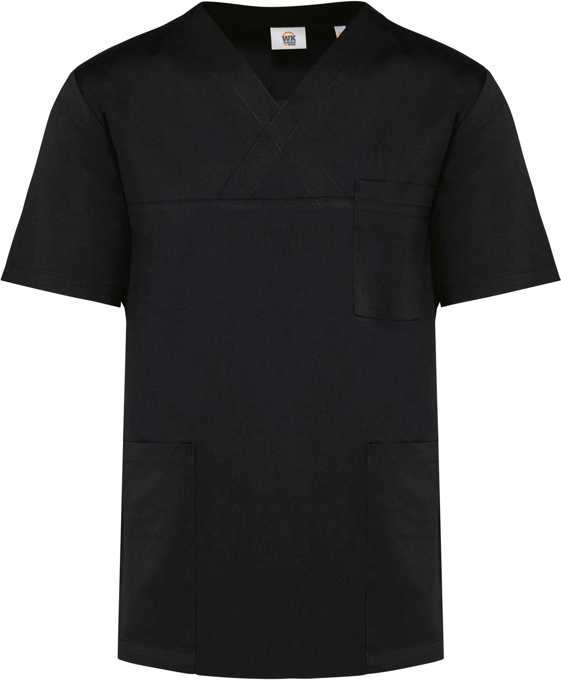 Kurzärmlige Unisex-Tunika aus Baumwollpolyester