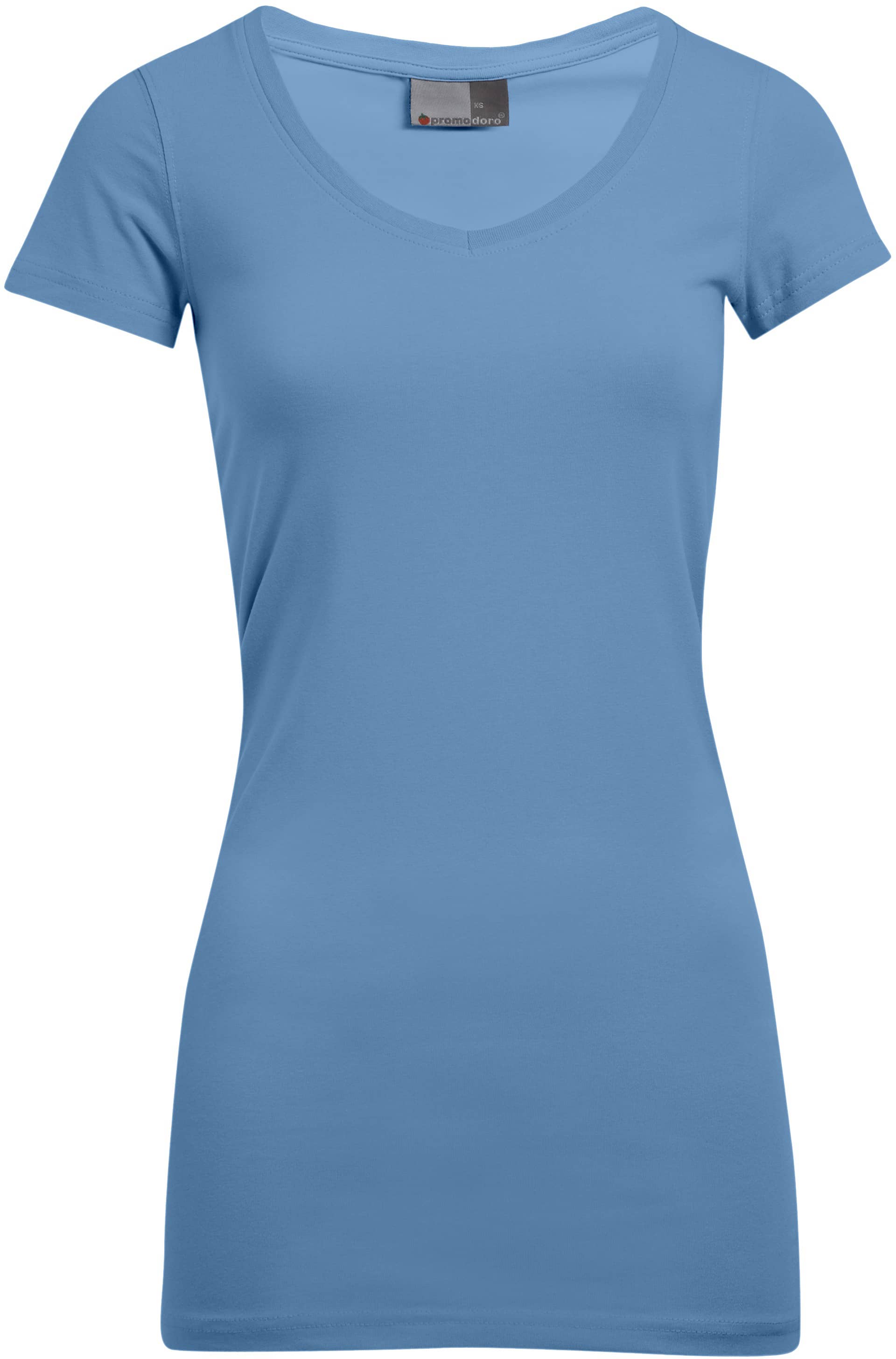 Women´s Slim Fit V-Neck-T Long