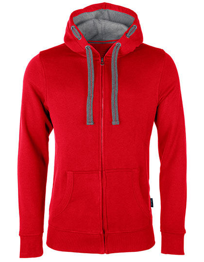Weicher schmal geschnittener Herren-Zip-Hoodie