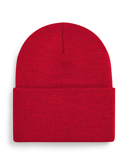 Recycelter Beanie mit breitem Umschlag