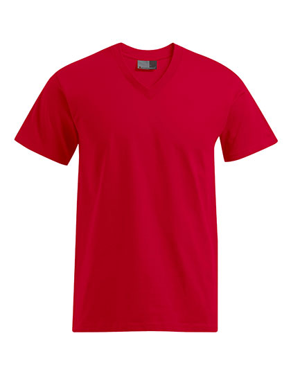 Premium Herren T-Shirt-mit V-Ausschnitt