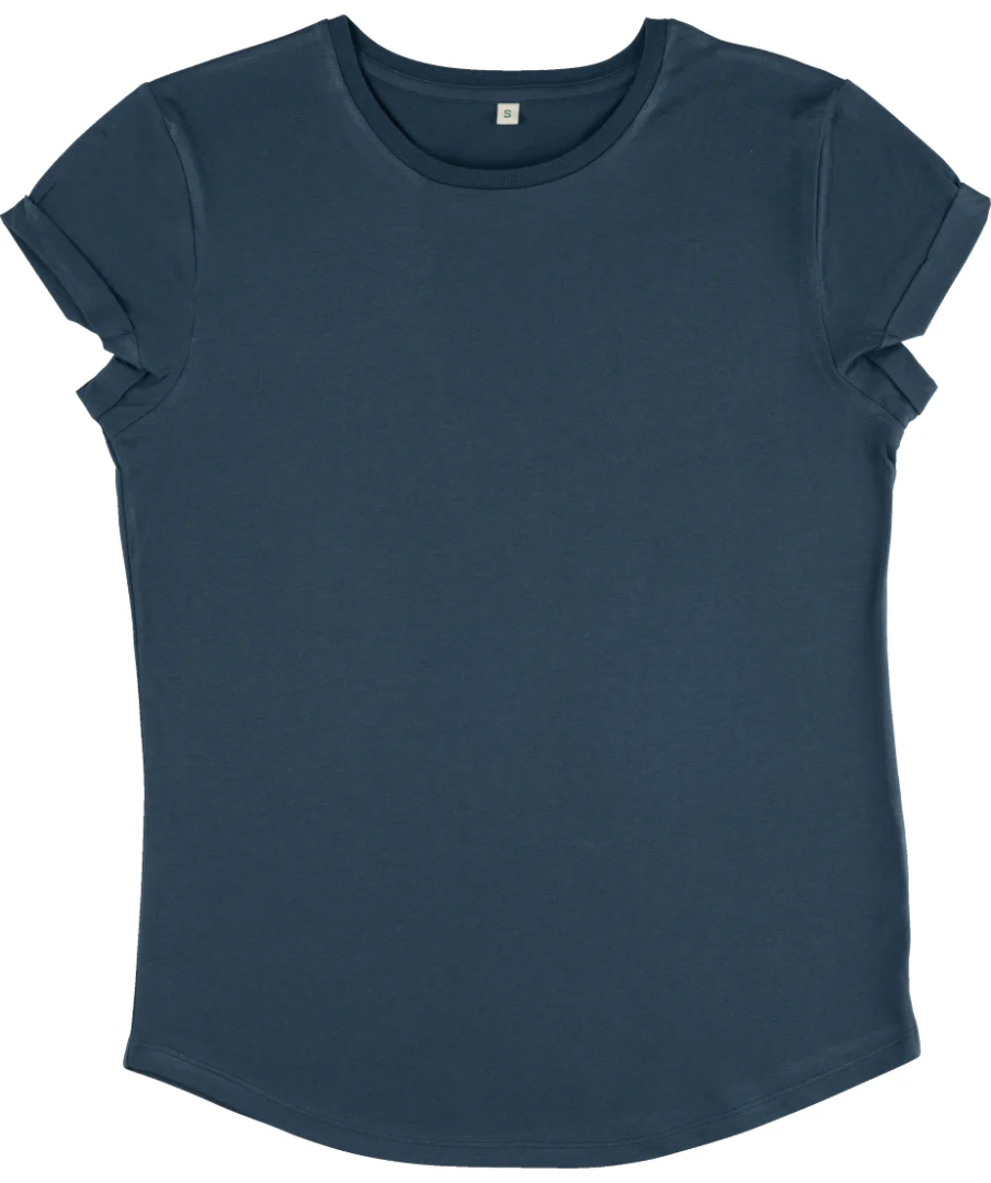 Leichtes Damen Roll-Up T-Shirt aus Bio-Baumwolle