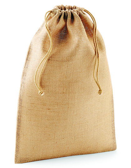 Jute-Zuziehbeutel in 6 Größen