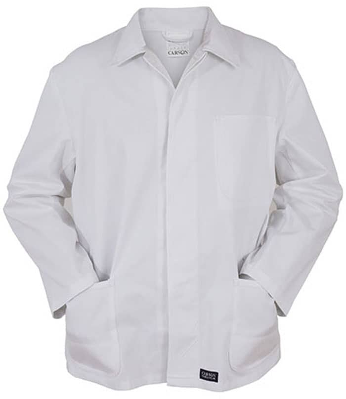 Lange Unisex-Arbeitsjacke in Drill-Qualität