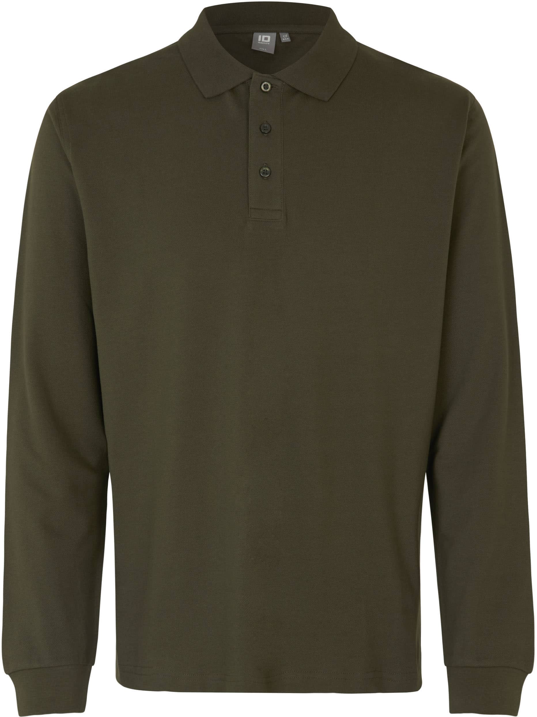 Langarm Stretch-Poloshirt 544